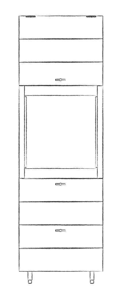 Limehouse 690 Full Height Single Appliance Cabinet - Image 30