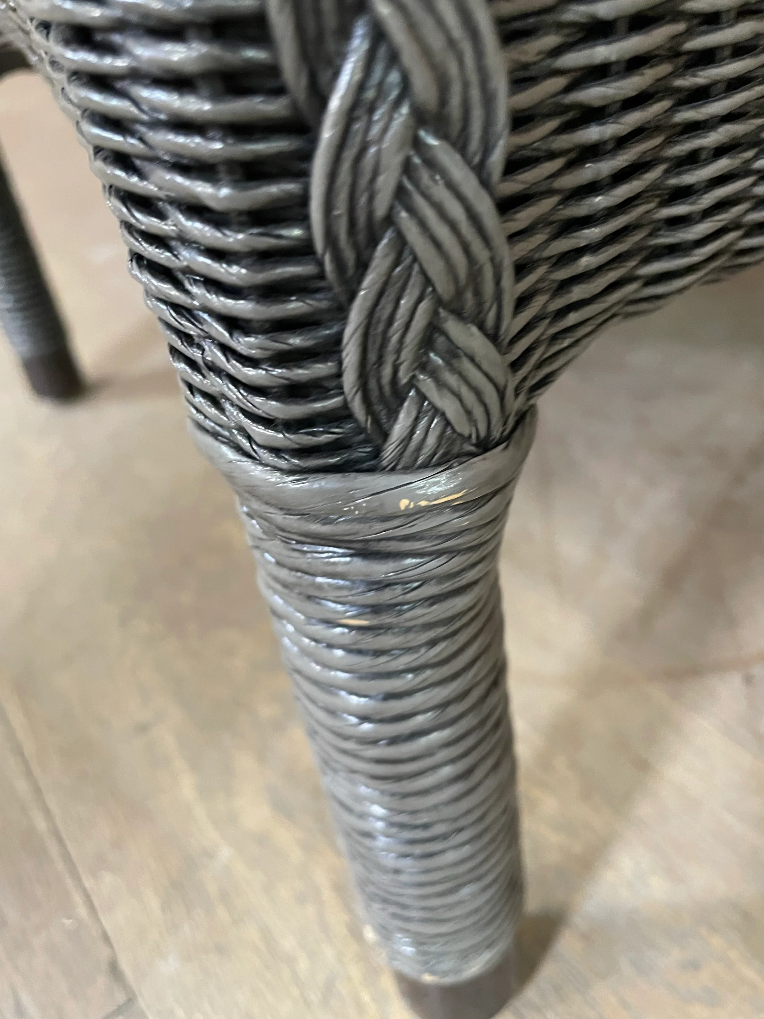 Havana Lloyd Loom Chair - Slate - Image 10