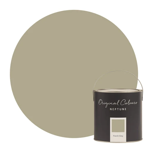 Neptune Matt Emulsion Pot 125ml - French Grey - Image 2