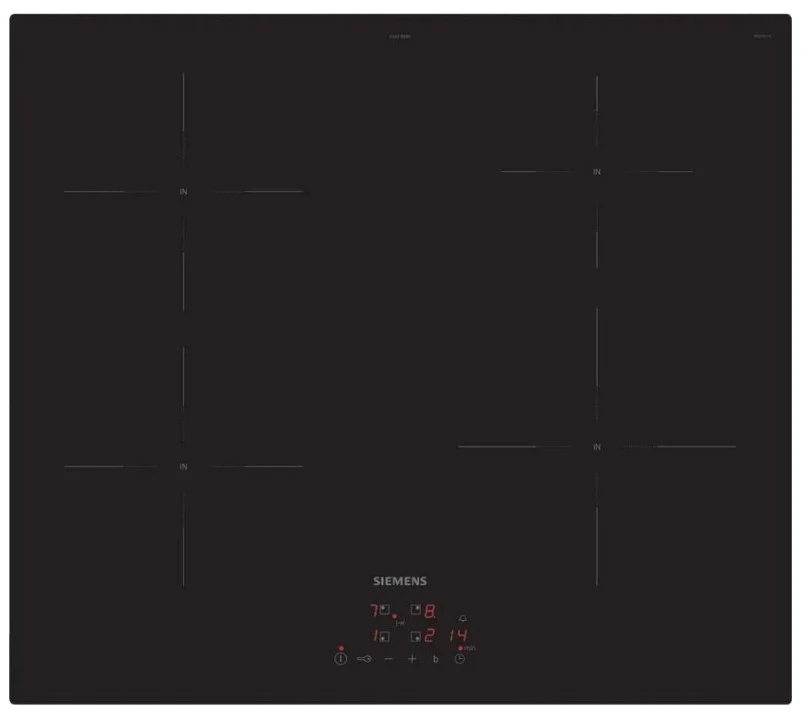 Siemens iQ100, Induction hob, 60 cm, Black- EU611BEB5E